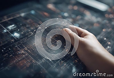 database technology information development design software end chart markup integrated project environment programmer back Stock Photo