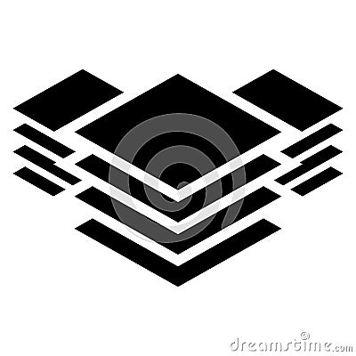 Datacenter, HDD, hard disk drive webhosting icon, symbol. Archive, recovery, mainframe tech, technology icon. Database, databank Vector Illustration