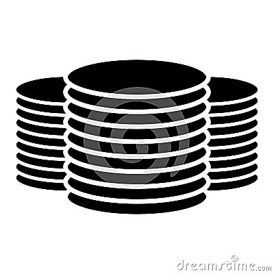Datacenter, HDD, hard disk drive webhosting icon, symbol. Archive, recovery, mainframe tech, technology icon. Database, databank Vector Illustration