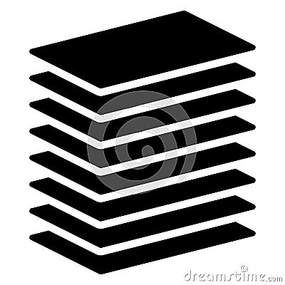 Datacenter, HDD, hard disk drive webhosting icon, symbol. Archive, recovery, mainframe tech, technology icon. Database, databank Vector Illustration