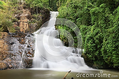 Datanla waterfall, Dalat. Vietnam Stock Photo