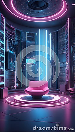 DataQuasar Luminary Odyssey: Illuminating the Path to Mastery. AI generate Stock Photo