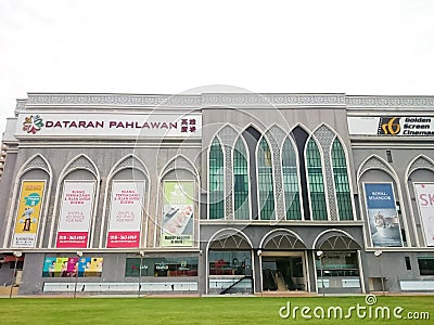 Dataran Pahlawan at Melaka from outside view Editorial Stock Photo