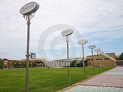 Dataran Pahlawan at Melaka from outside view Editorial Stock Photo