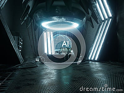 Dataset neural network progress Stock Photo