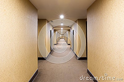 Dated hallway Stock Photo