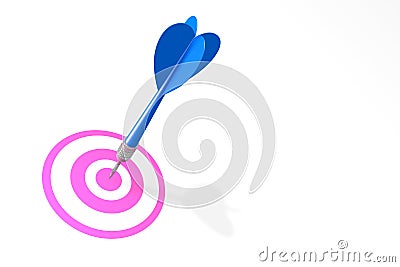 Dating Concept Dart Stock Photo