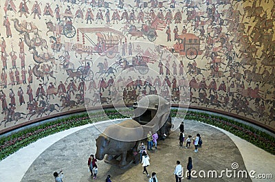 Datong Museum Editorial Stock Photo