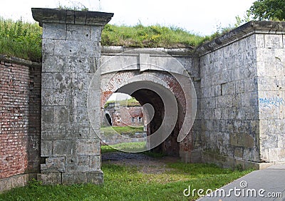 Daugavpils (Latvia) fortress Stock Photo