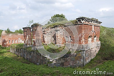 Daugavpils (Latvia) fortress Stock Photo