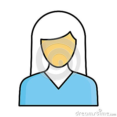Daughter fill inside vector icon which can easily modify or edit Vector Illustration