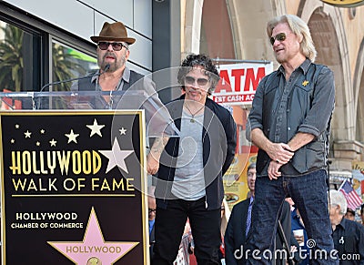 Dave Stewart, Daryl Hall & John Oates Editorial Stock Photo