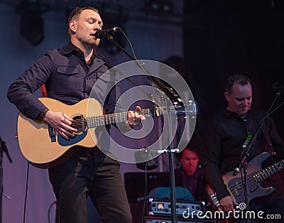 David Gray live at the Westport Festival Editorial Stock Photo