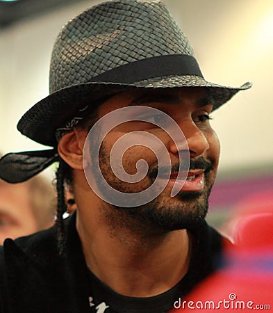 David Haye- world heavyweight boxing champion Editorial Stock Photo