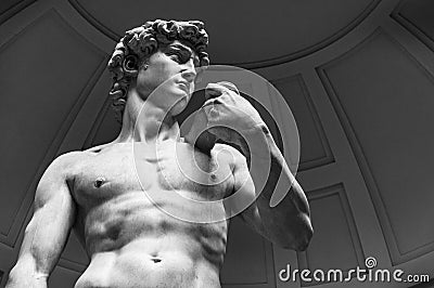 David by Michelangelo, Florence Editorial Stock Photo