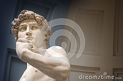 David sculpture bust Editorial Stock Photo