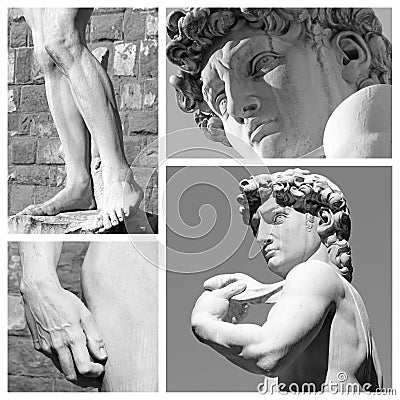 David sculpture by Michelangelo Stock Photo