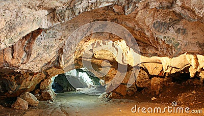 Dawamat cave or grotto Stock Photo