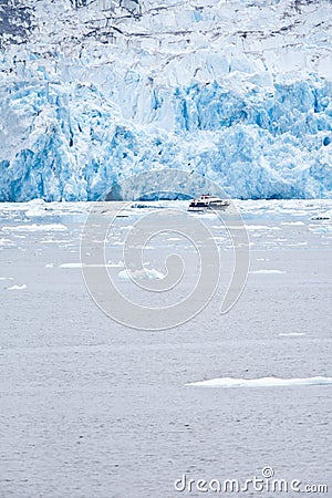 The Dawes Glacier Stock Photo