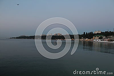 Dawn on the Black Sea Stock Photo