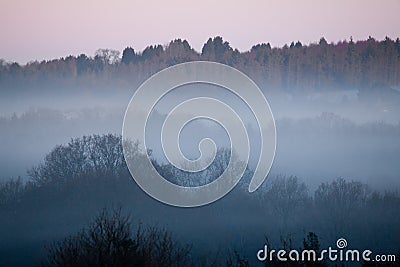 Dawn Mist Stock Photo