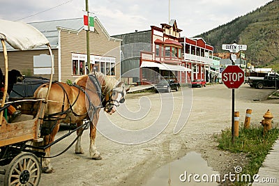 Dawson City Stock Photo