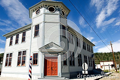 Dawson city post office Stock Photo