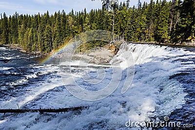 Dawson Falls, Wells Gray Provincial Park, BC, Canada Stock Photo