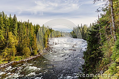 Dawson Falls, Wells Gray Provincial Park, BC, Canada Stock Photo