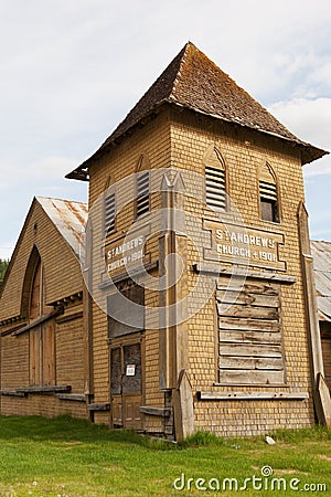 Dawson landmark Stock Photo