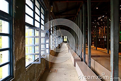 Daxi Tea Factory, an old tea factory near Taoyuan Daxi Stock Photo