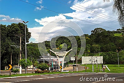 A day in Aguas de Lindoia city Editorial Stock Photo