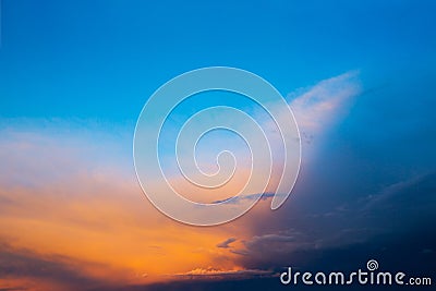 Day dawning sky Stock Photo