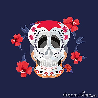 Day of the dead celebration Vector Illustration