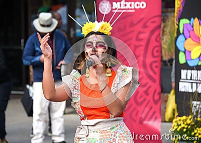 Day of the Dead event in Ottawa, Canada Editorial Stock Photo