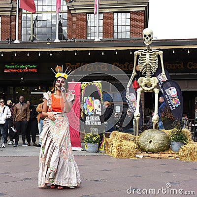 Day of the Dead event in Ottawa, Canada Editorial Stock Photo