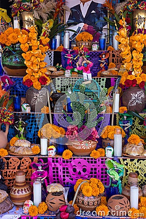 Day of the Dead Memorial Puerto Vallarta Mexico Stock Photo