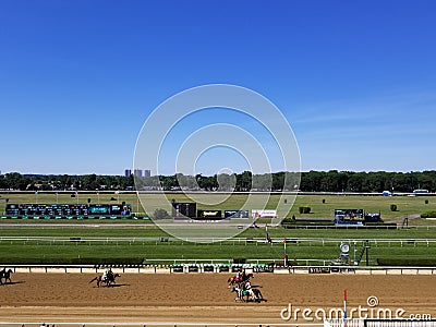 Day at the horsetrack! Editorial Stock Photo