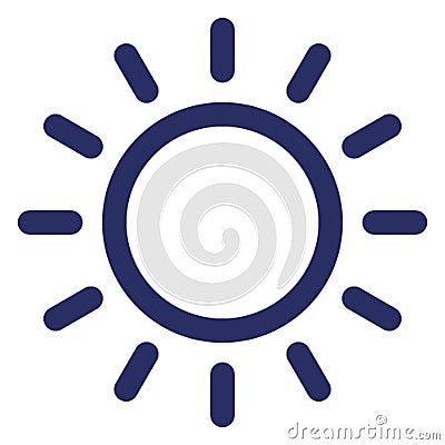 Day Isolated Vector with Outline icon which can easily modify or edit Vector Illustration