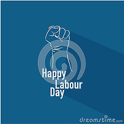 Happy Labour Day Vector Template Design Illustration Cartoon Illustration