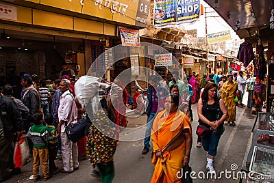 Day market. Pushkar. India. Editorial Stock Photo