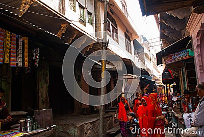 Day market. Pushkar. India. Editorial Stock Photo