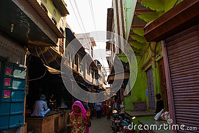 Day market. Pushkar. India. Editorial Stock Photo