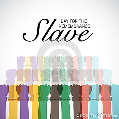 Day For Remembrance Slave. Stock Photo