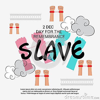 Day For Remembrance Slave. Stock Photo