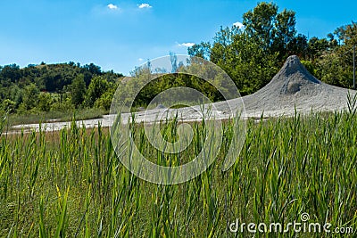 a day in the Salse di Nirano italy Stock Photo