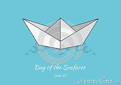 Day of the Seafarer vector Vector Illustration