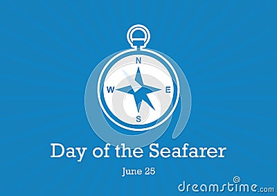 Day of the Seafarer vector Vector Illustration