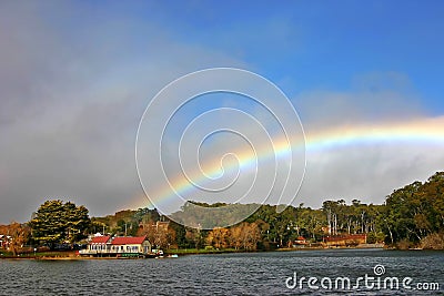 Daylesford Boat House no. 2 Stock Photo