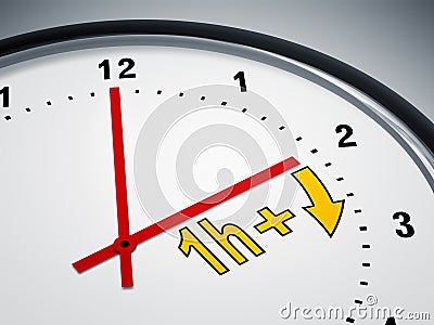 Daylight saving time Stock Photo